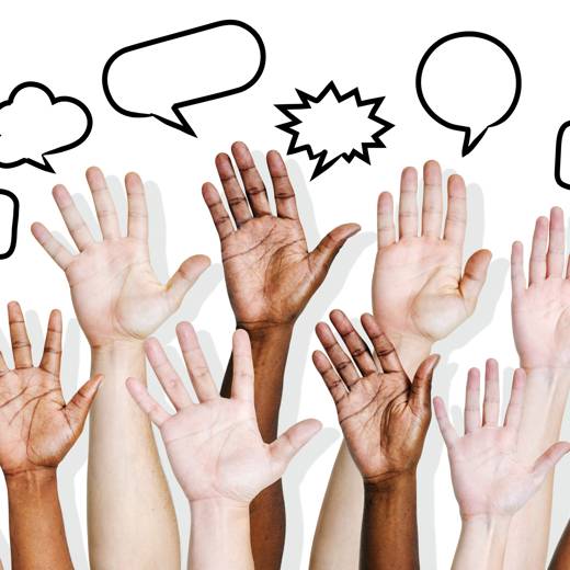 Dialoog Handen Met Tekstballonnen2