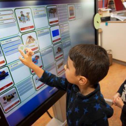 Kinderen Bij Digibord